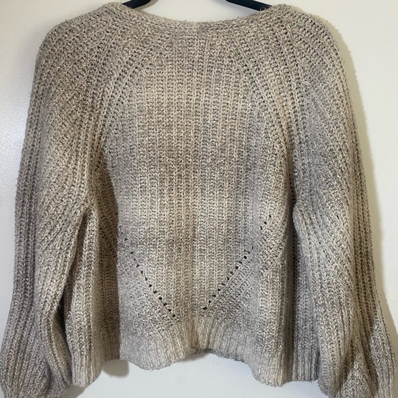 Aerie Space Dye Chunky Knit Crop Sweater M - Picture 6 of 8